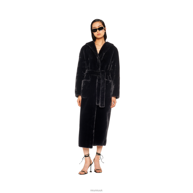 Ready To Wear Aspen Coat Miu Miu XH28Z504 Black