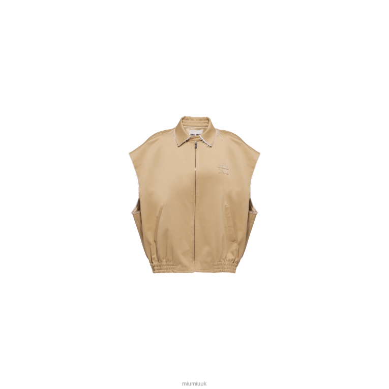 Ready To Wear Chino Blouson Jacket Miu Miu XH28Z471 Cord