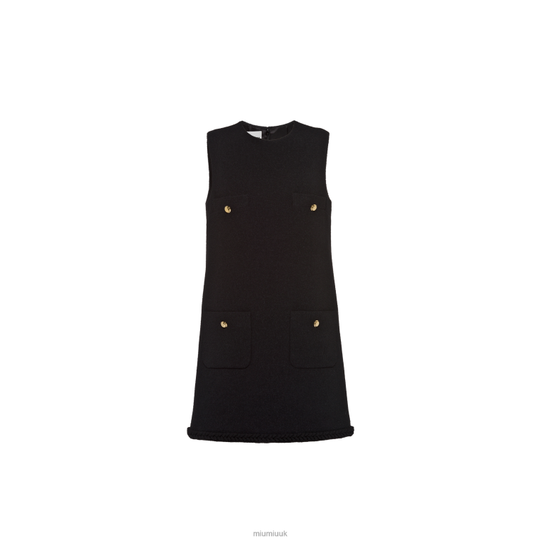 Ready To Wear Boucle Mini-dress Miu Miu XH28Z415 Black