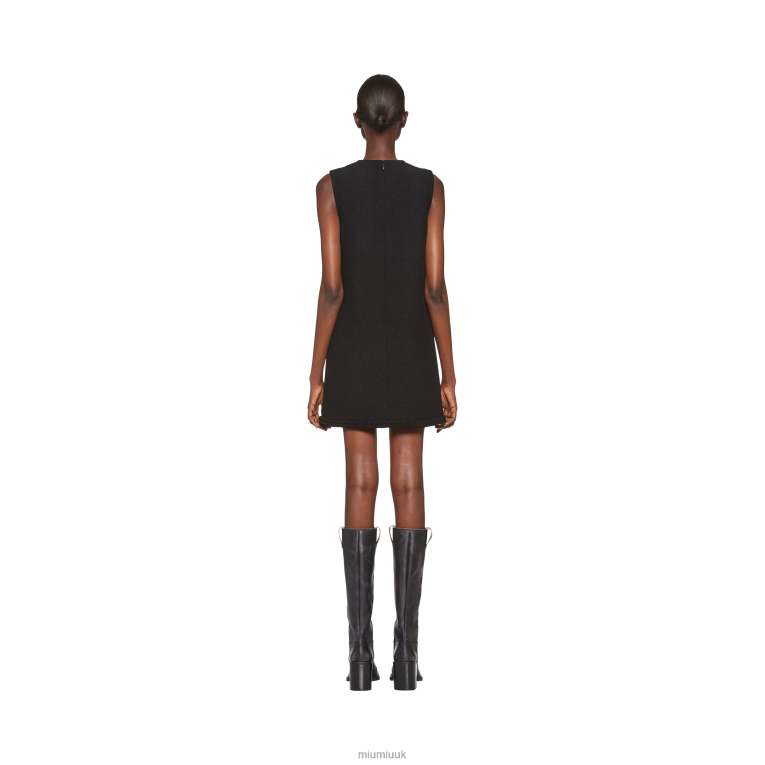 Ready To Wear Boucle Mini-dress Miu Miu XH28Z415 Black