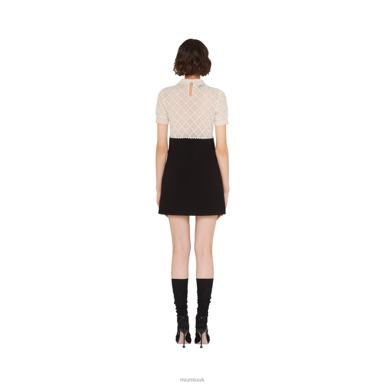 Ready To Wear Cady Mini-dress Miu Miu XH28Z447 Black