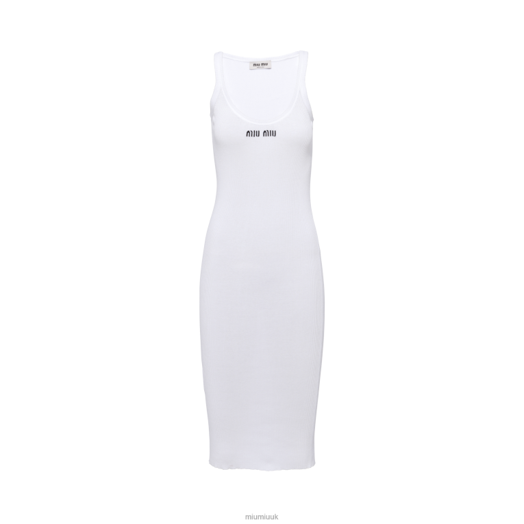 Ready To Wear Cotton Dress Miu Miu XH28Z376 White