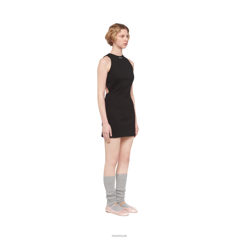 Ready To Wear Jersey Mini-dress Miu Miu XH28Z433 Black