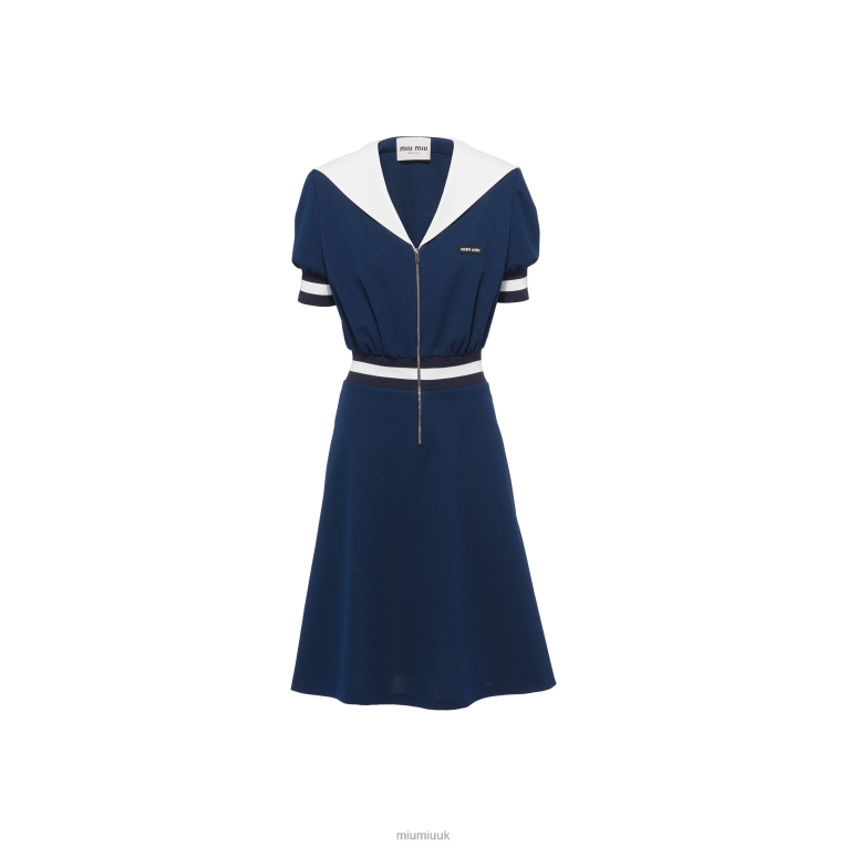 Ready To Wear Pique Dress Miu Miu XH28Z389 Navy