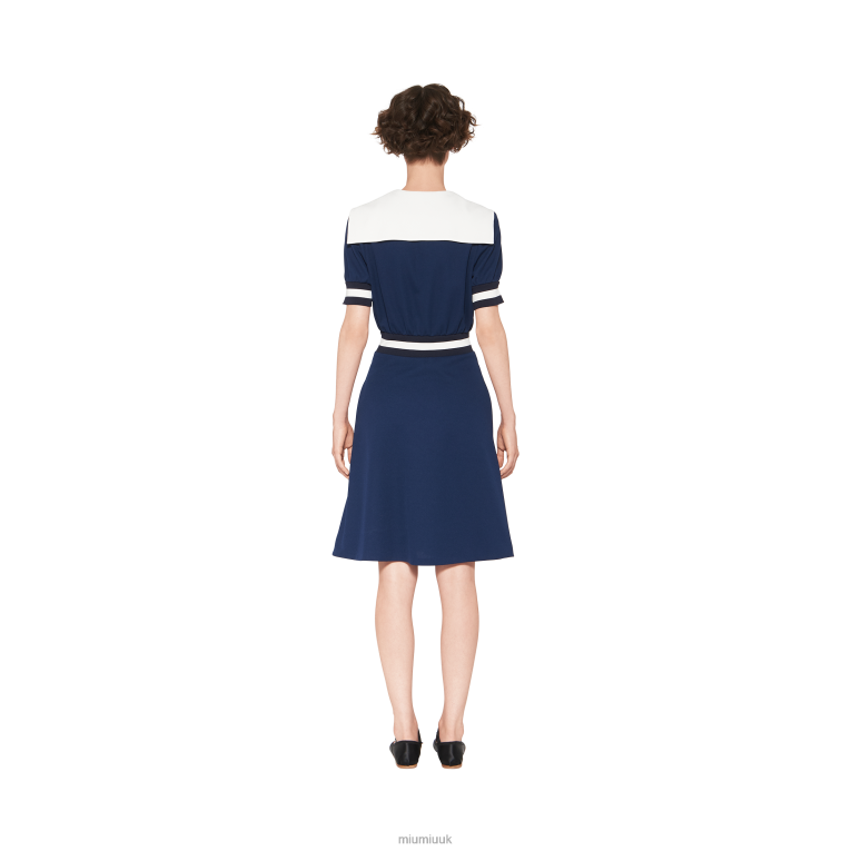 Ready To Wear Pique Dress Miu Miu XH28Z389 Navy