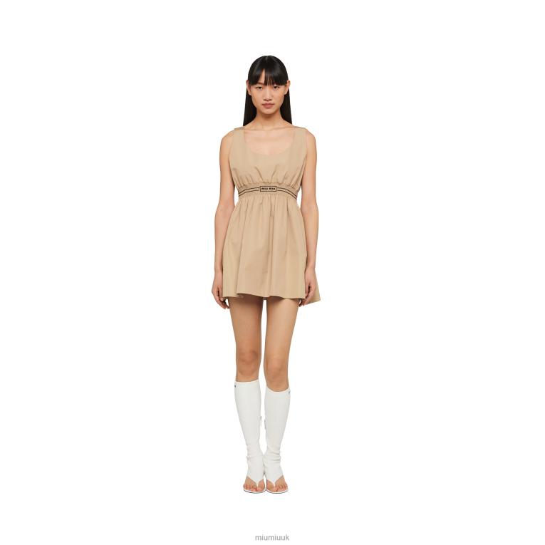 Ready To Wear Poplin Mini-dress Miu Miu XH28Z350 Cord