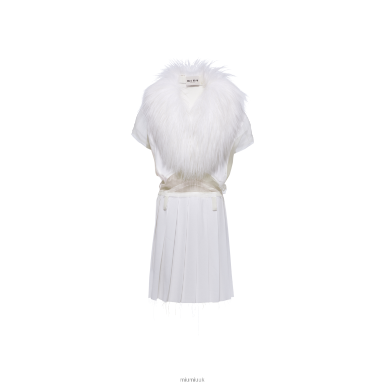 Ready To Wear Sable Dress Miu Miu XH28Z416 White