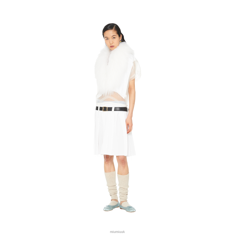 Ready To Wear Sable Dress Miu Miu XH28Z416 White