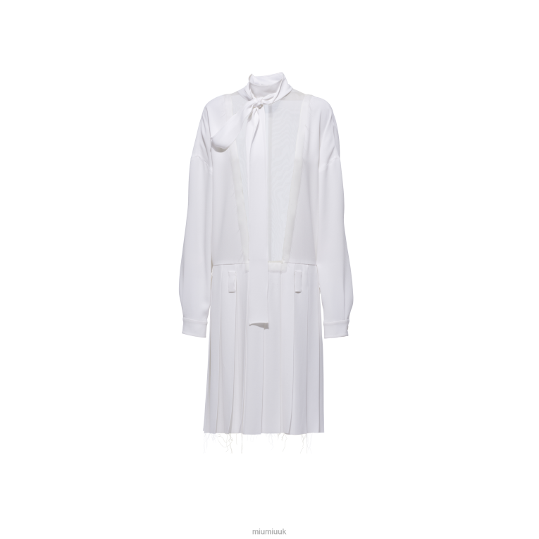 Ready To Wear Sable Dress Miu Miu XH28Z417 White