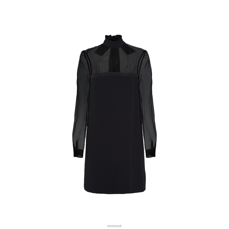 Ready To Wear Sable Mini-dress Miu Miu XH28Z434 Black