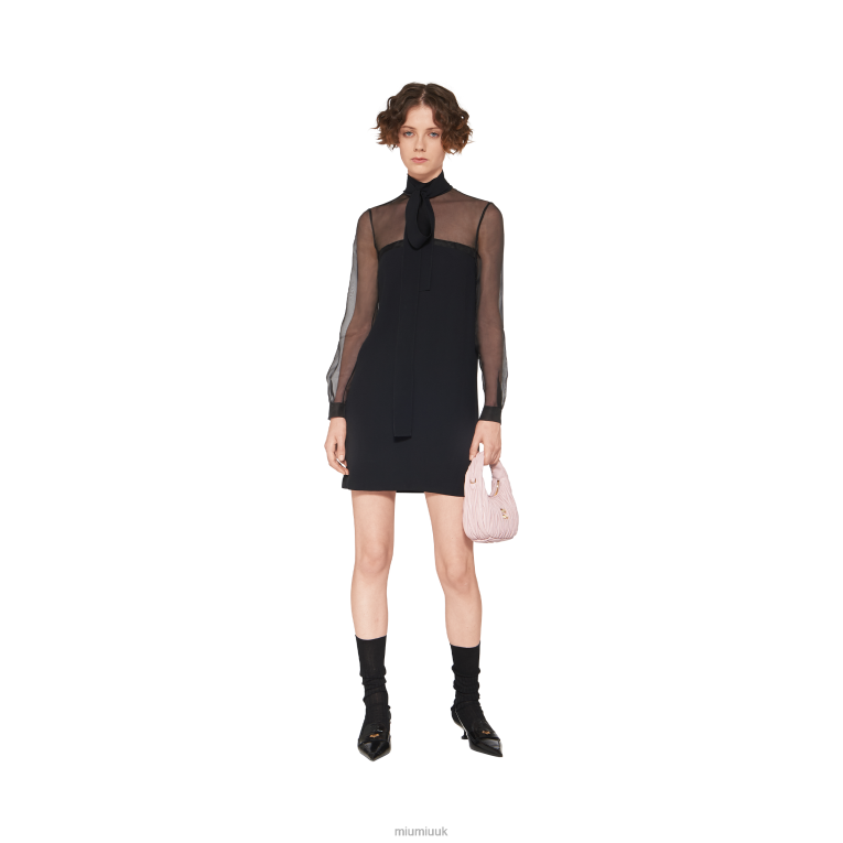 Ready To Wear Sable Mini-dress Miu Miu XH28Z434 Black