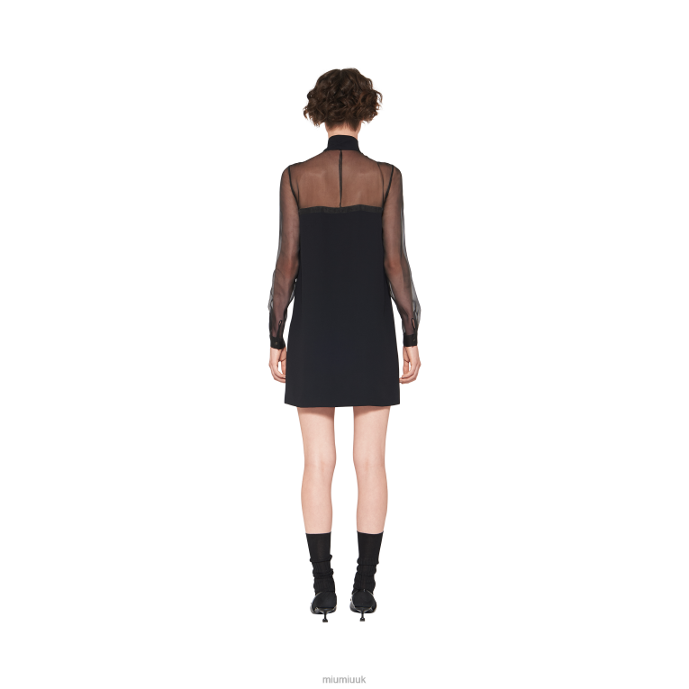 Ready To Wear Sable Mini-dress Miu Miu XH28Z434 Black