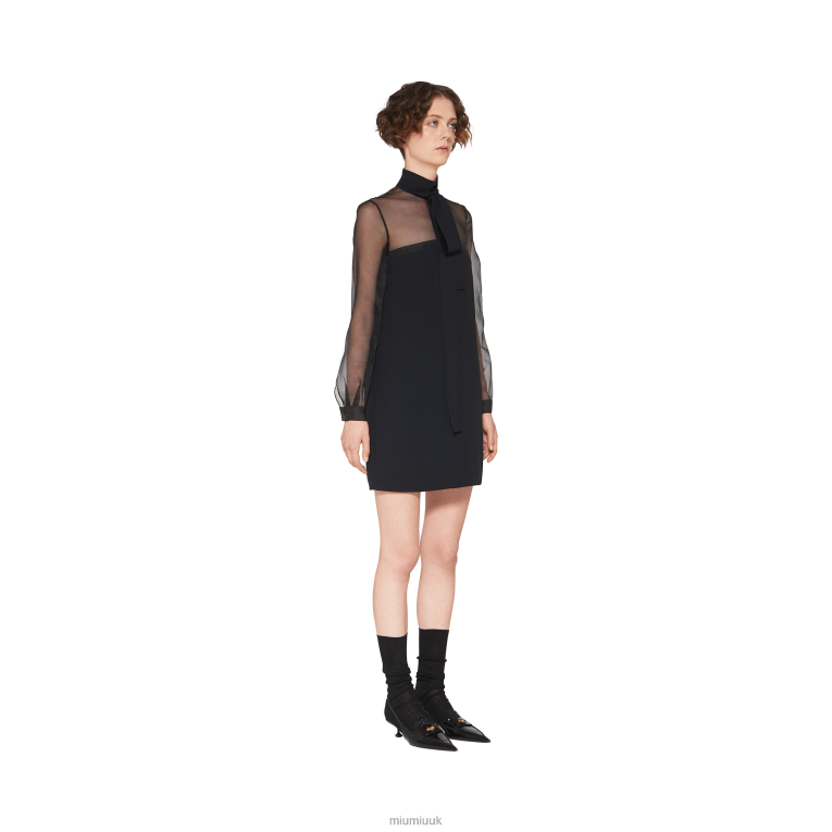 Ready To Wear Sable Mini-dress Miu Miu XH28Z434 Black