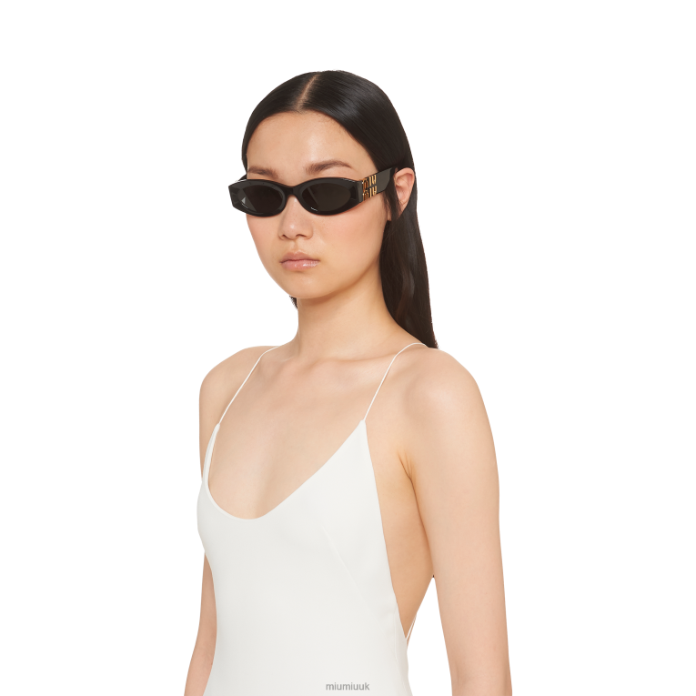 Ready To Wear Stretch Cady Dress With Feathers Miu Miu XH28Z397 White