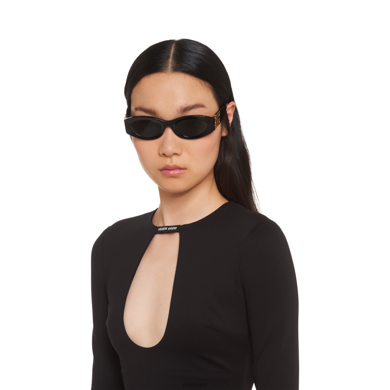 Ready To Wear Stretch Jersey Mini-dress Miu Miu XH28Z399 Black