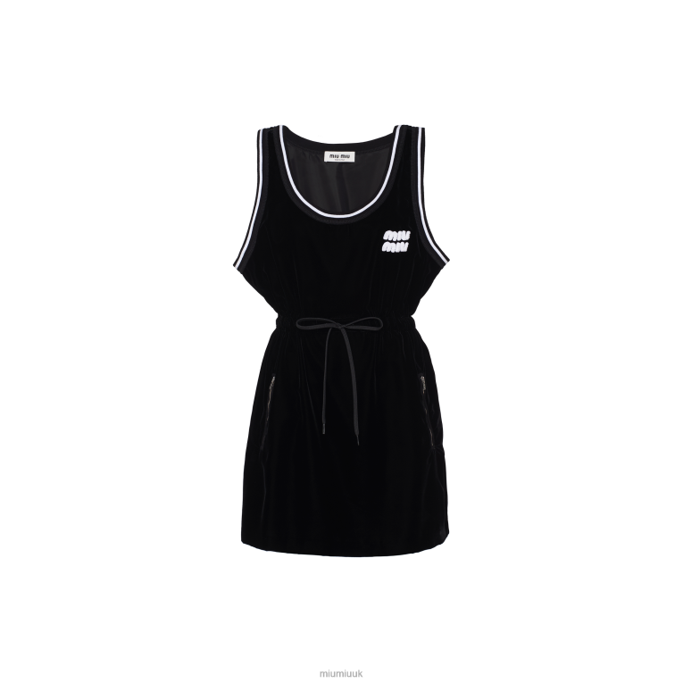 Ready To Wear Velvet Mini-dress Miu Miu XH28Z409 Black