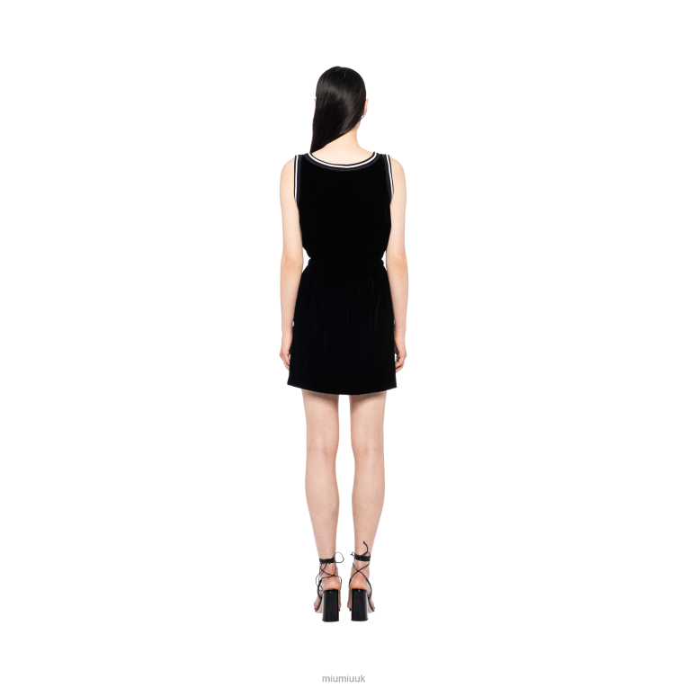 Ready To Wear Velvet Mini-dress Miu Miu XH28Z409 Black