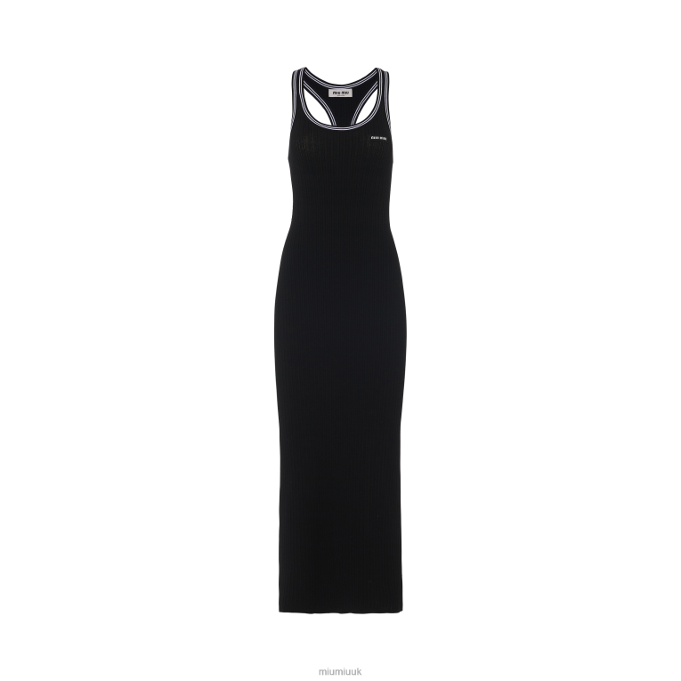 Ready To Wear Viscose Dress Miu Miu XH28Z358 Black