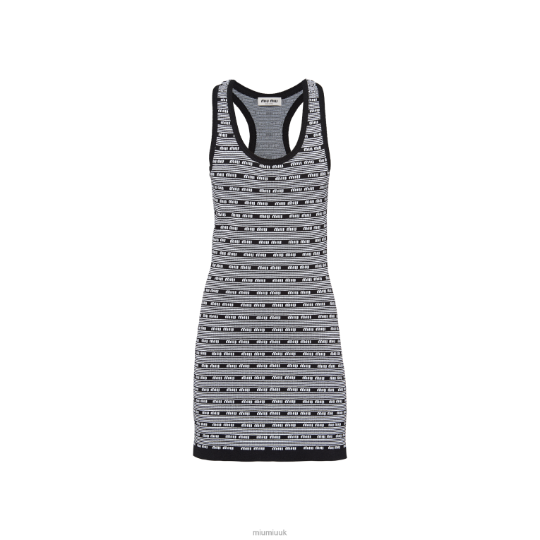 Ready To Wear Viscose Mini-dress Miu Miu XH28Z378 Black/White