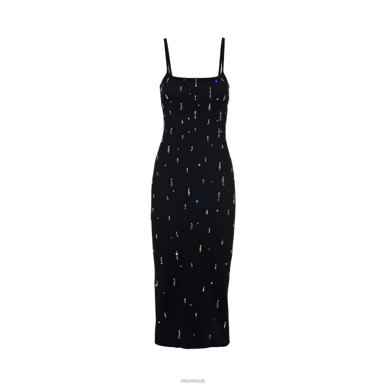 Ready To Wear Wool Dress Miu Miu XH28Z429 Black