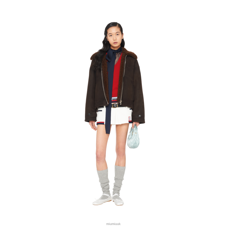 Ready To Wear Intarsia Knit Cashmere Sweater Miu Miu XH28Z799 Red