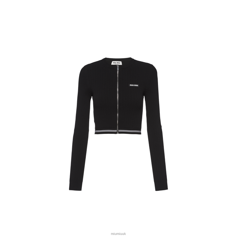Ready To Wear Viscose Sweater Miu Miu XH28Z730 Black