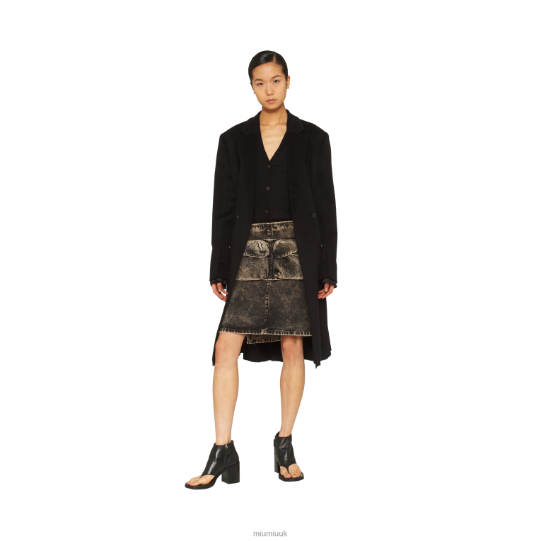 Ready To Wear Wool Knit Cardigan Miu Miu XH28Z735 Black
