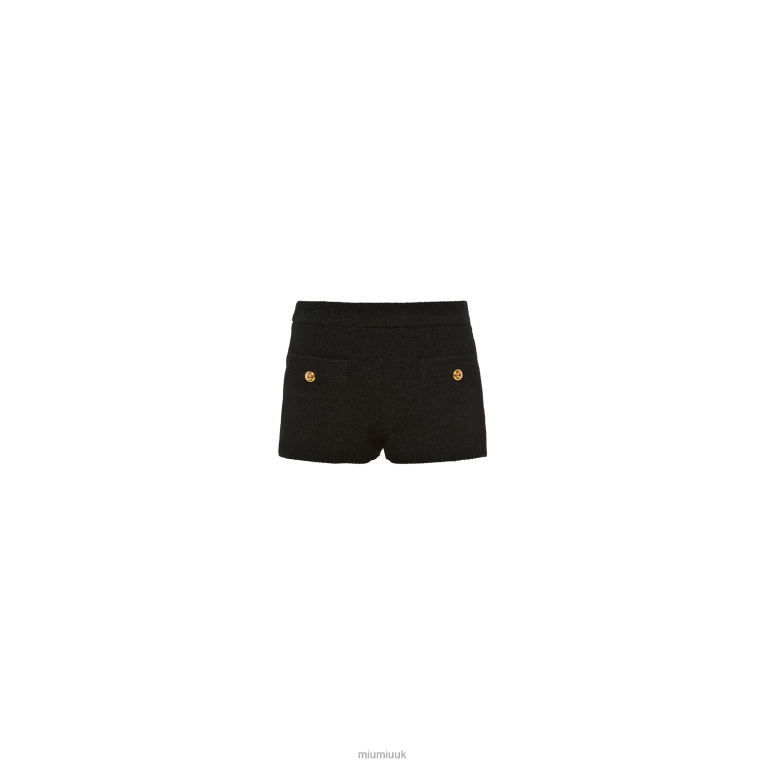 Ready To Wear Boucle Shorts Miu Miu XH28Z983 Black