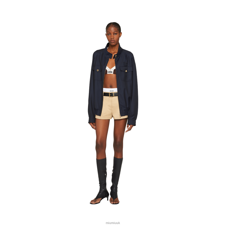 Ready To Wear Chino Shorts Miu Miu XH28Z941 Cord