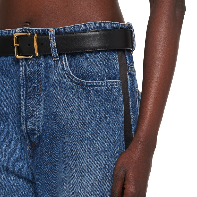 Ready To Wear Five-pocket Denim Jeans Miu Miu XH28Z973 Navy