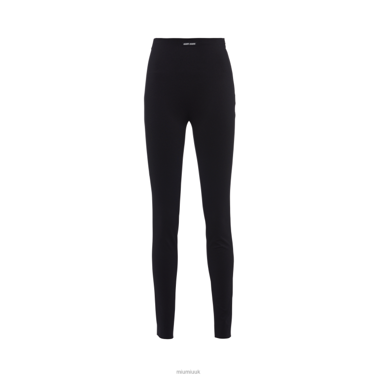 Ready To Wear Jersey Pants Miu Miu XH28Z986 Black