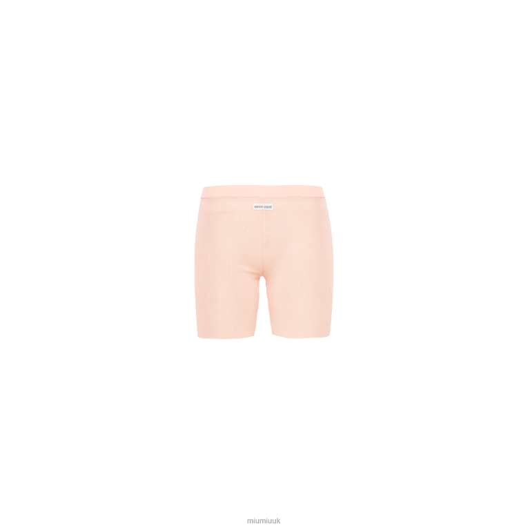 Ready To Wear Nylon Shorts Miu Miu XH28Z1024 Apricot
