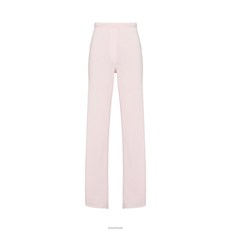 Ready To Wear Wool And Cashmere Pants Miu Miu XH28Z827 Alabaster Pink