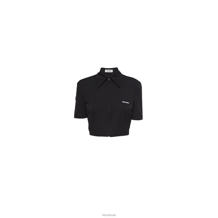 Ready To Wear Organzine Shirt Miu Miu XH28Z595 Black