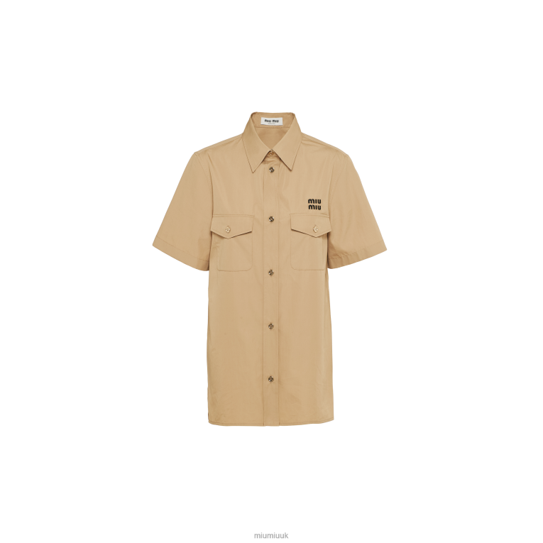Ready To Wear Poplin Shirt Miu Miu XH28Z582 Cord