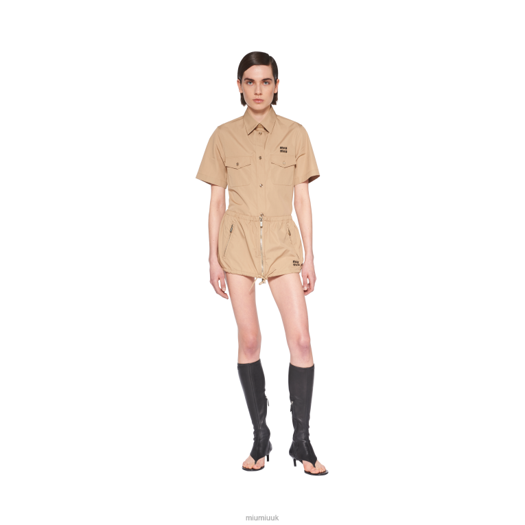 Ready To Wear Poplin Shirt Miu Miu XH28Z582 Cord