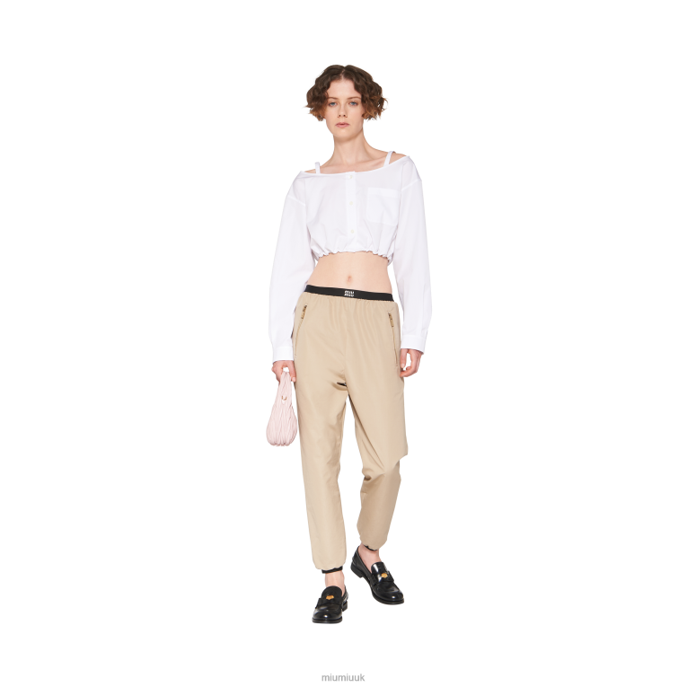 Ready To Wear Poplin Shirt Miu Miu XH28Z610 White