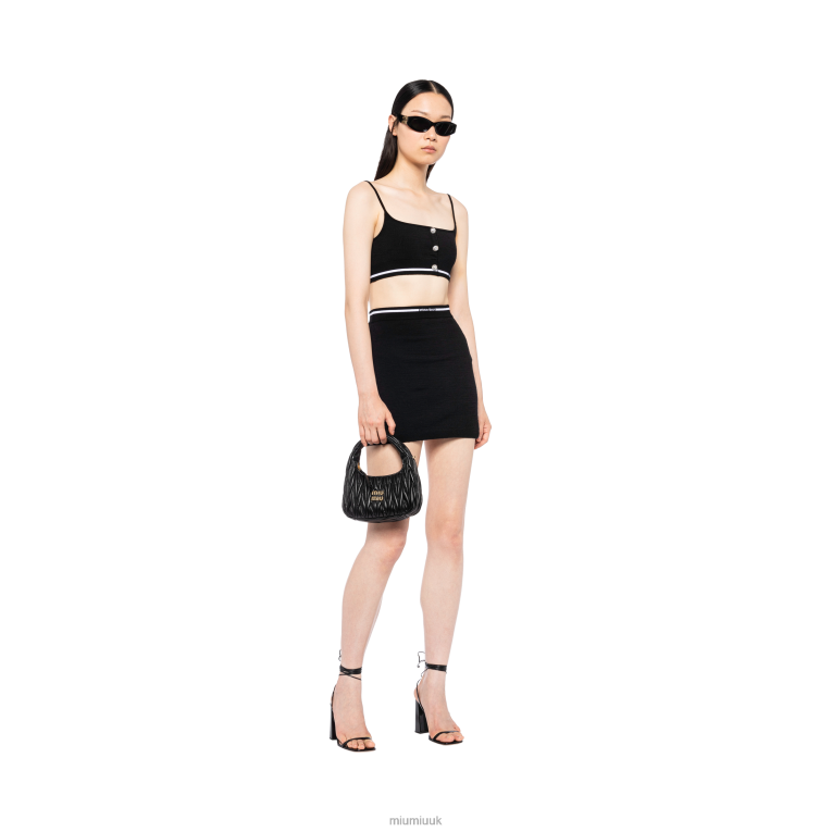 Ready To Wear Viscose Top Miu Miu XH28Z631 Black