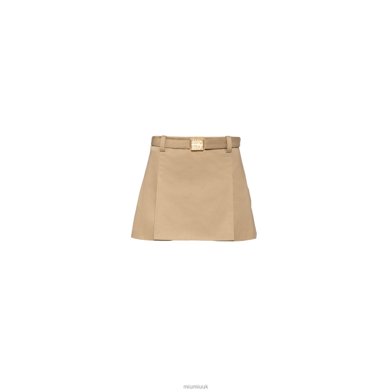 Ready To Wear Chino Miniskirt Miu Miu XH28Z840 Cord
