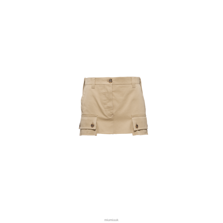 Ready To Wear Chino Skirt Miu Miu XH28Z860 Cord