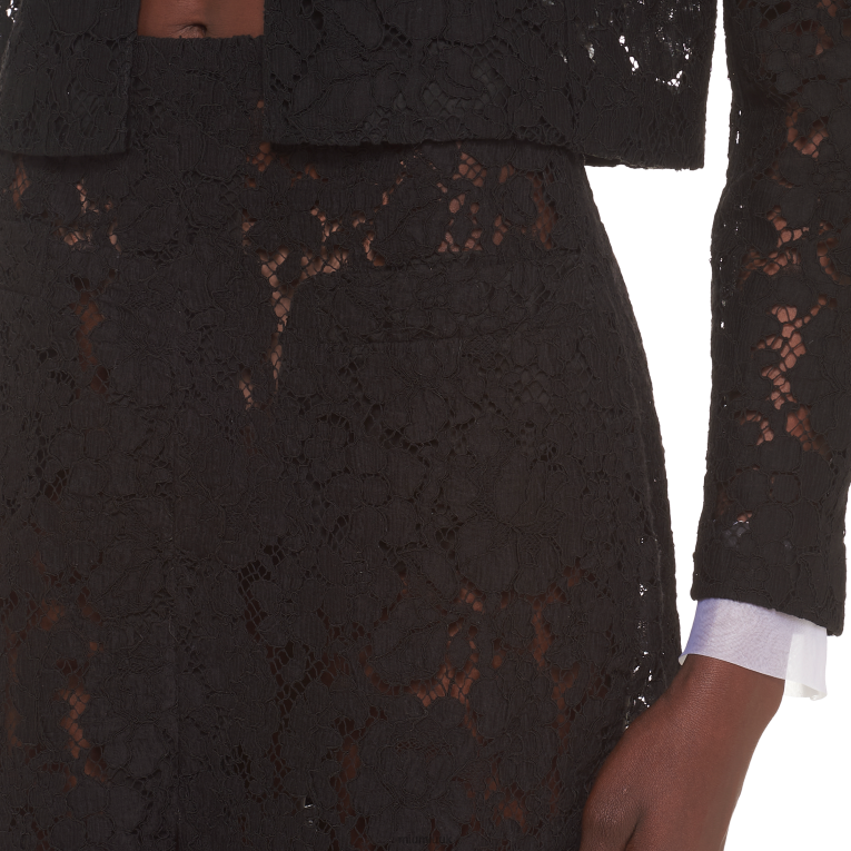 Ready To Wear Long Lace Skirt Miu Miu XH28Z873 Black