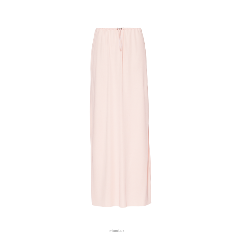 Ready To Wear Organzine Maxi-skirt Miu Miu XH28Z858 Quartz
