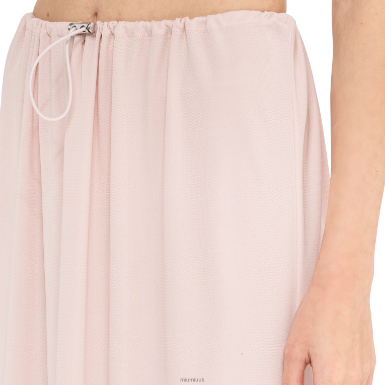 Ready To Wear Organzine Maxi-skirt Miu Miu XH28Z858 Quartz