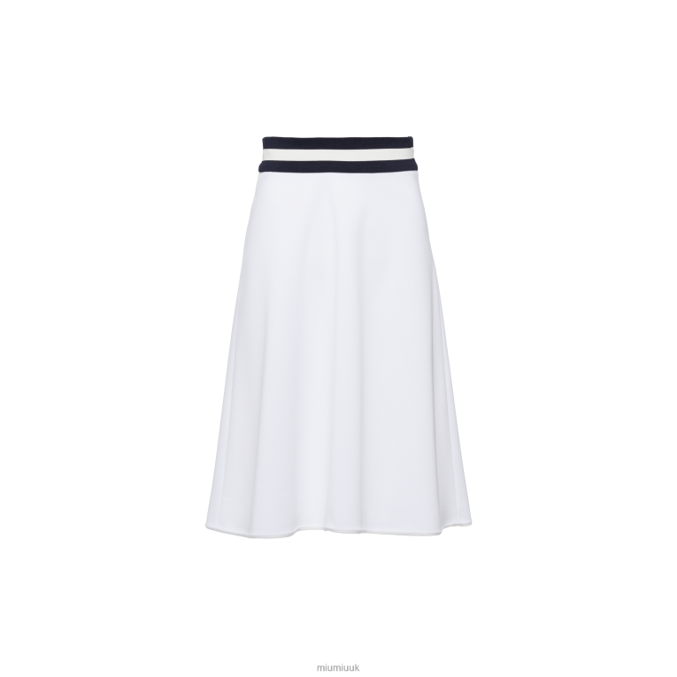 Ready To Wear Pique Skirt Miu Miu XH28Z868 White