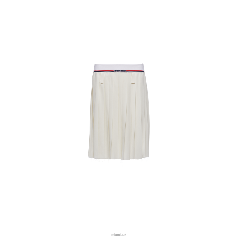 Ready To Wear Sable Skirt Miu Miu XH28Z890 White