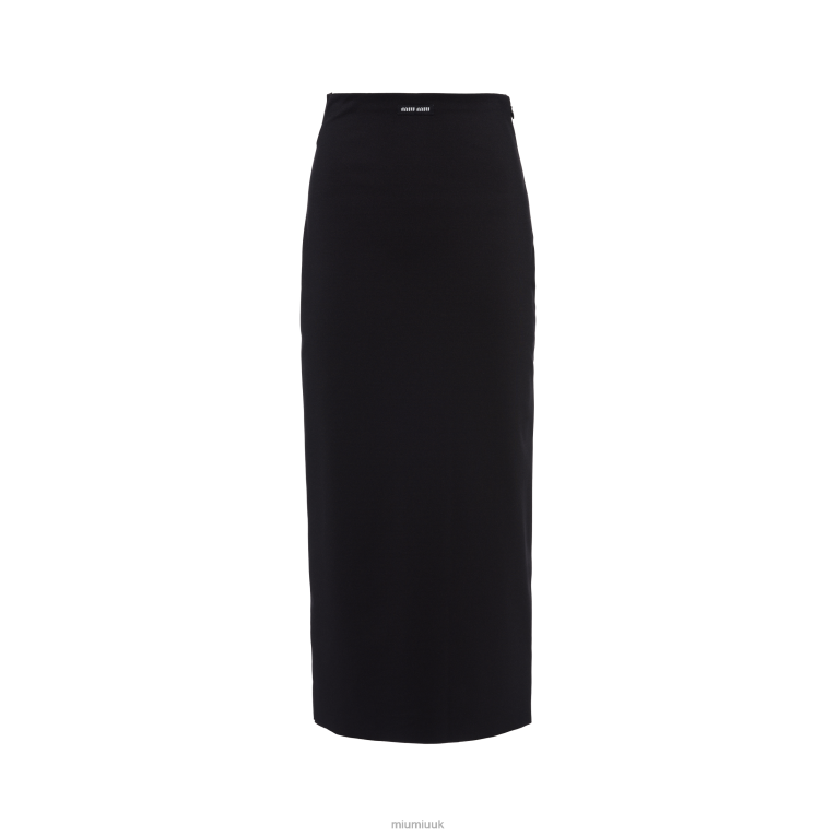 Ready To Wear Stretch Jersey Skirt Miu Miu XH28Z874 Black