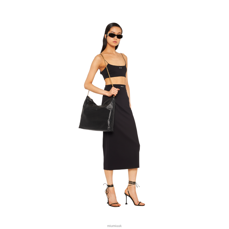Ready To Wear Stretch Jersey Skirt Miu Miu XH28Z874 Black