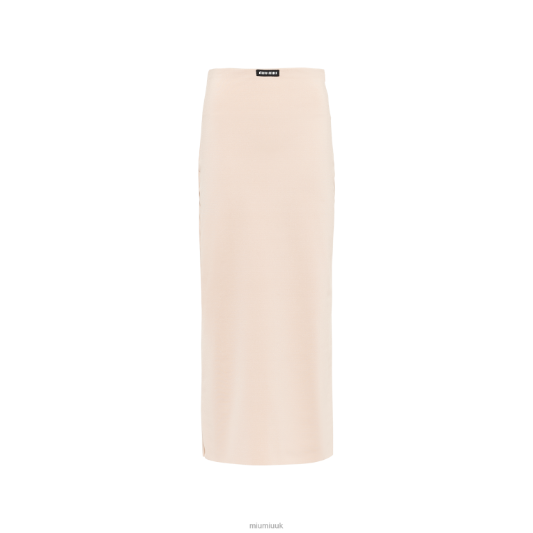 Ready To Wear Stretch Jersey Skirt Miu Miu XH28Z875 Cameo
