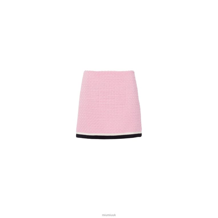 Ready To Wear Tweed Miniskirt Miu Miu XH28Z917 Pink