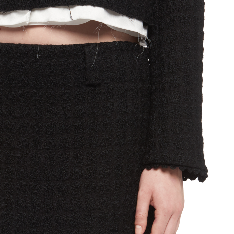 Ready To Wear Tweed Skirt Miu Miu XH28Z899 Black